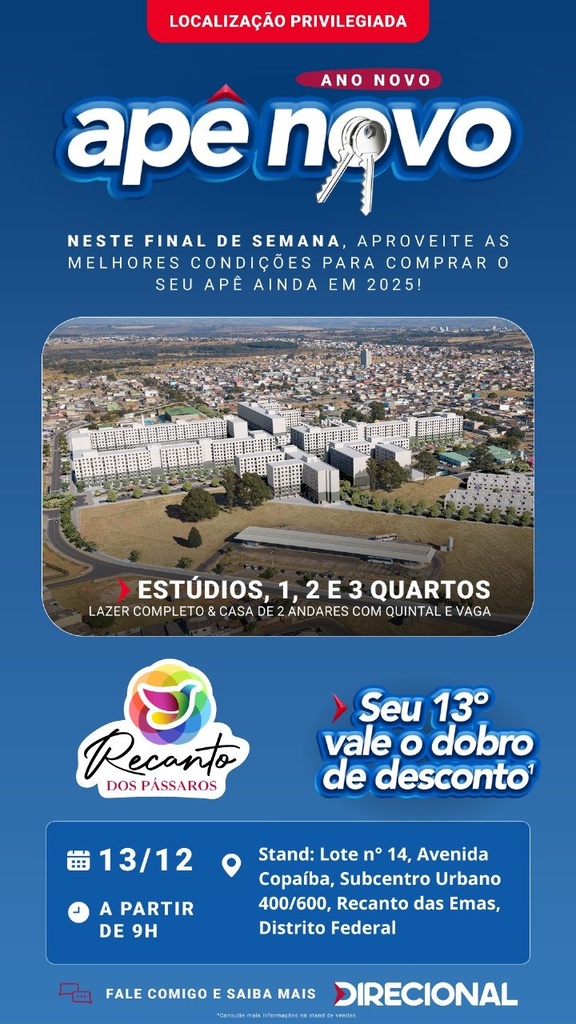residential-/-apartment-70m2-recanto-das-emas-brasilia-df